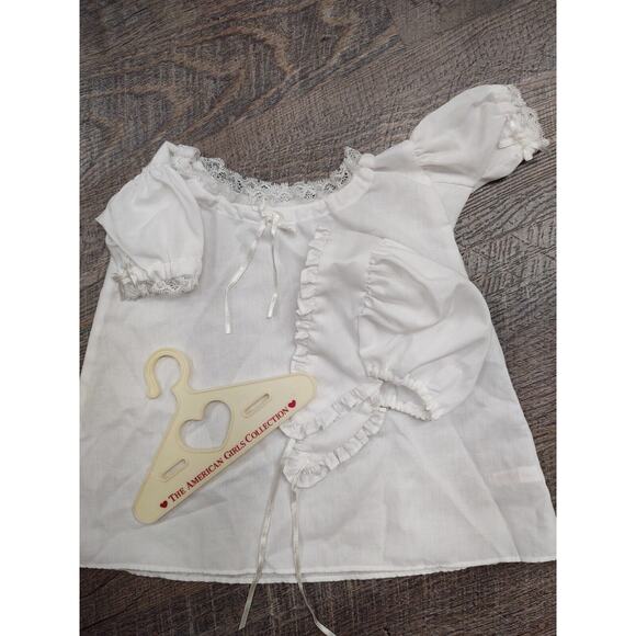 Girl's Twill Amelie Nightgown In Pink And White Stripe - Foto 2